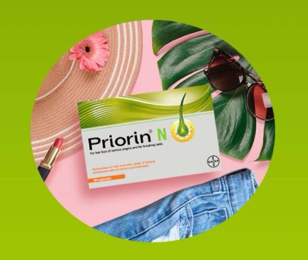کپسول Priorin N_ پریورین ن بایر آلمان ضدریزش هورمونی و ارثی اورجینال