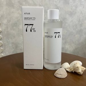 تونر تسکین دهنده آنوا Heartieaf 77% نمای روبرو