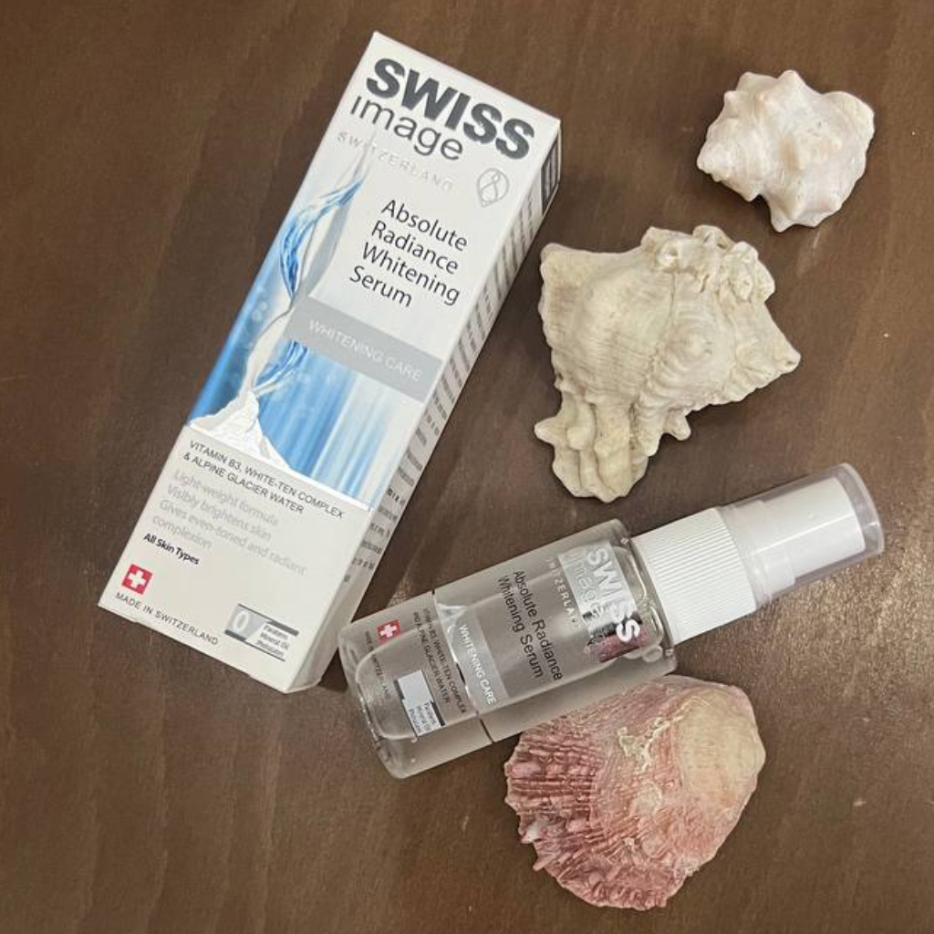 سرم روشن کننده و ضد لک صورت سوئیس ایمیج 30ml نمای بالا