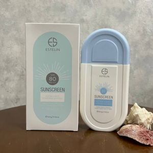 ضدآفتاب بیرنگ استلین Sunscreen SPF80 +++PA نمای روبرو