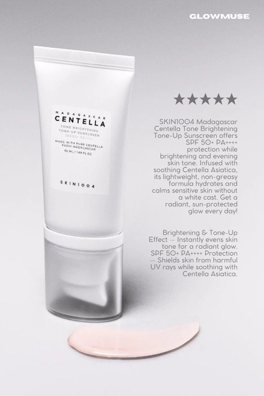 ضدآفتاب تون آپ و روشنکننده SKIN1004 مدل Centella | حجم ۵۰ میل اصلی