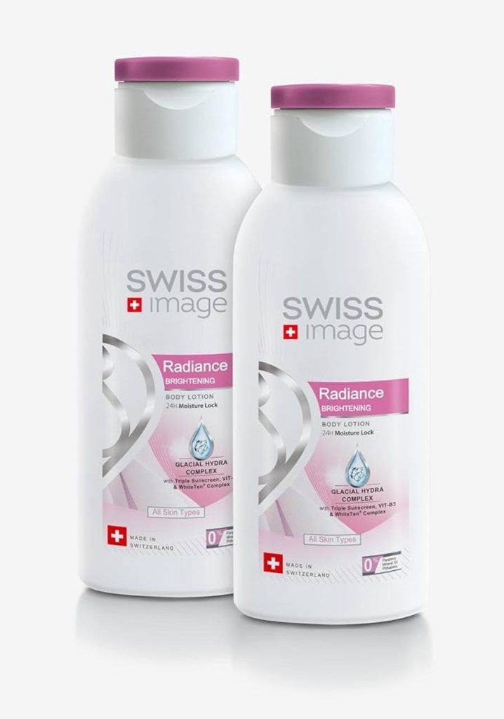 لوسیون بدن روشن‌کننده سوئیس ایمیج Swiss Image Radiance – حجم ۲۵۰ میل 1