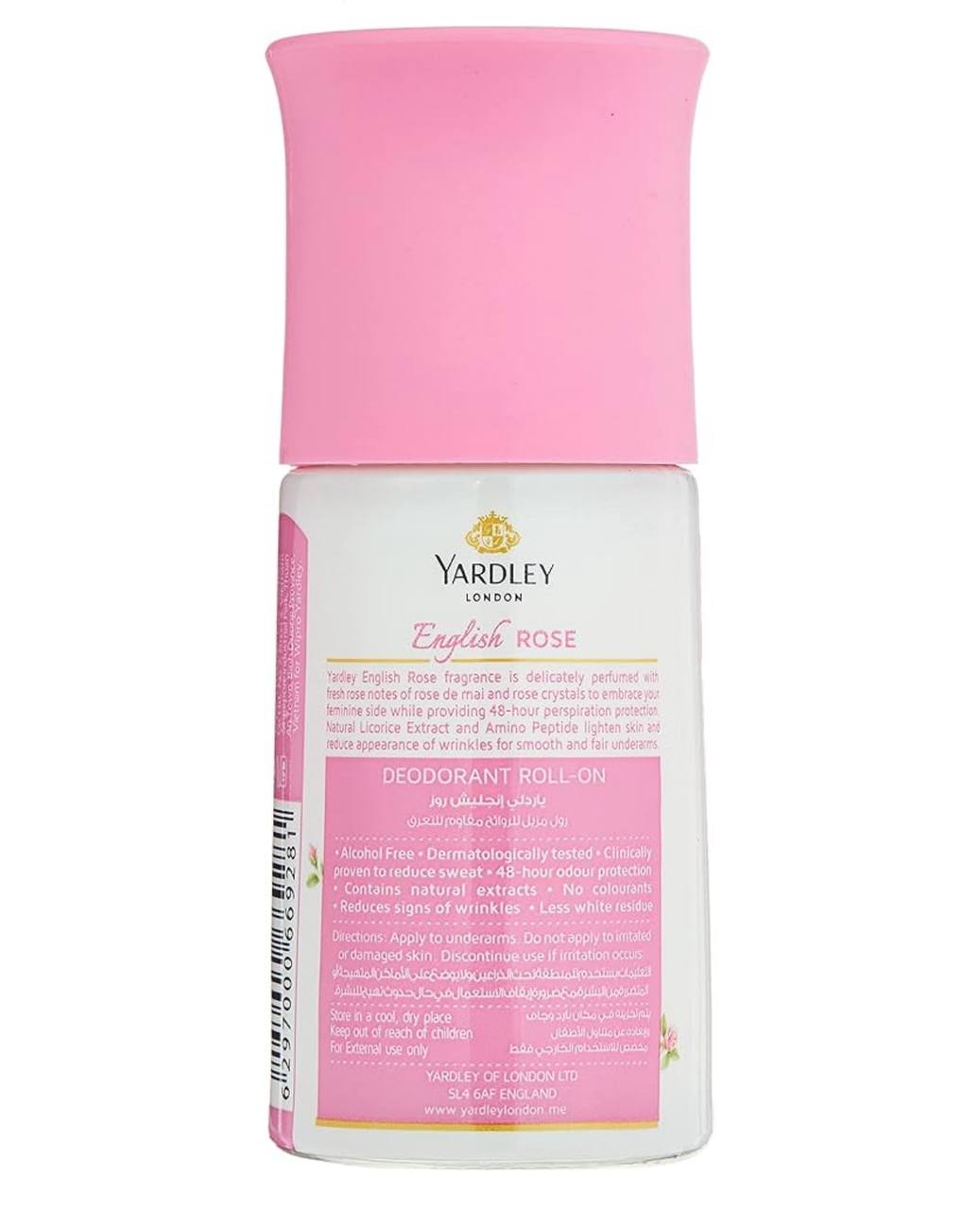 مام رول ضد تعریق زنانه Yardley مدل Rose اصلی